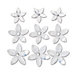 Queen and Company - Self Adhesive Twinkle Blooms - White