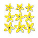 Queen and Company - Self Adhesive Twinkle Blooms - Yellow