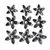 Queen and Company - Self Adhesive Twinkle Blooms - Black