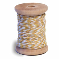 Queen and Company - Twine Spool - Yellow and White