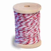 Queen and Company - Twine Spool - Red Pink and White