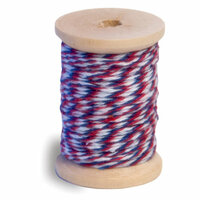 Queen and Company - Twine Spool - Red White and Blue