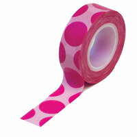 Queen and Company - Trendy Tape - Mega Dot Pink