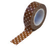 Queen and Company - Trendy Tape - Polka Dot Brown