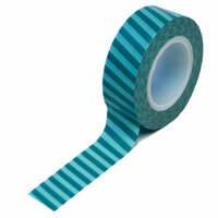 Queen and Company - Trendy Tape - Vertical Stripes Teal