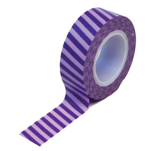 Queen and Company - Trendy Tape - Vertical Stripes Purple