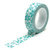 Queen and Company - Trendy Tape - Flower Toss Teal