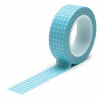 Queen and Company - Trendy Tape - Grid Blue