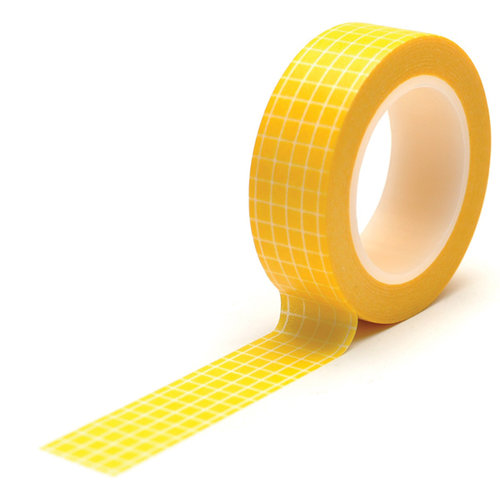 Queen and Company - Trendy Tape - Grid Yellow
