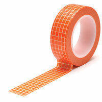 Queen and Company - Trendy Tape - Grid Orange