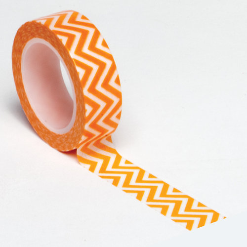 Queen and Company - Trendy Tape - Small Chevron Orange