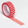 Queen and Company - Trendy Tape - Diagonal Stripe Red