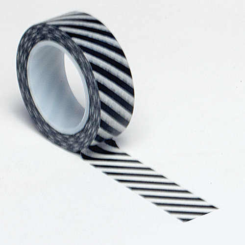 Queen and Company - Trendy Tape - Diagonal Stripe Black