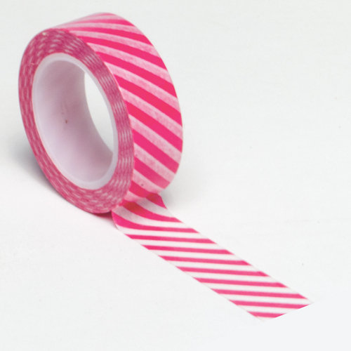 Queen and Company - Trendy Tape - Diagonal Stripe Pink