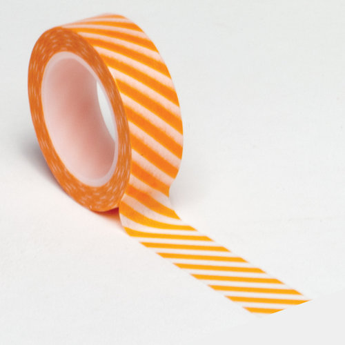 Queen and Company - Trendy Tape - Diagonal Stripe Orange