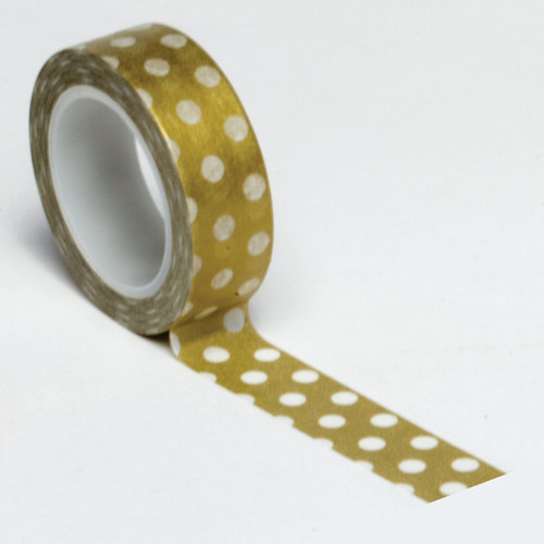 Queen and Company - Trendy Tape - Polka Dot Gold