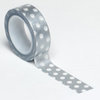 Queen and Company - Trendy Tape - Polka Dot Silver