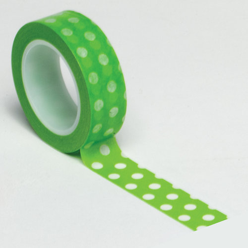 Queen and Company - Trendy Tape - Polka Dot Green