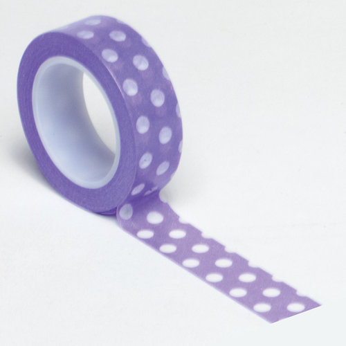 Queen and Company - Trendy Tape - Polka Dot Purple