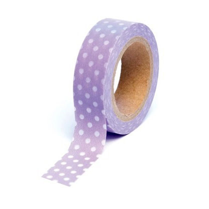 Queen and Company - Trendy Tape - Polka Dot Purple