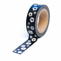 Queen and Company - Trendy Tape - Flowers Black