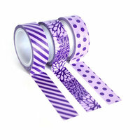 Queen and Company - Tape Trio - Trendy Tape - Purple