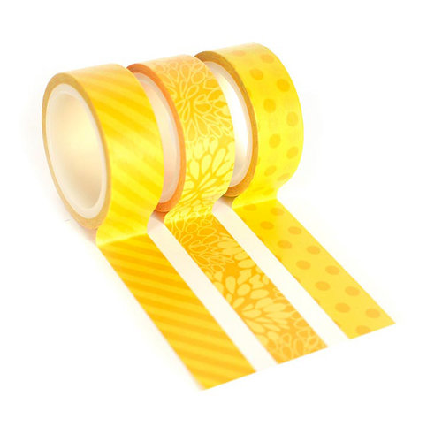 Queen and Company - Tape Trio - Trendy Tape - Yellow
