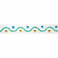 Queen and Company - Summer Collection - Twinkle Border - Self Adhesive Rhinestone Border - Summer
