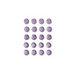 Queen and Company - Bling - Self Adhesive Rhinestones - Goosebumps - Light Purple
