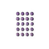 Queen and Company - Bling - Self Adhesive Rhinestones - Goosebumps - Purple