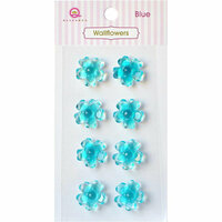 Queen and Company - Bling - Self Adhesive Rhinestones - Wallflowers - Blue