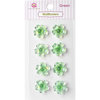 Queen and Company - Bling - Self Adhesive Rhinestones - Wallflowers - Green