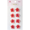 Queen and Company - Bling - Self Adhesive Rhinestones - Wallflowers - Red
