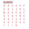 Quickutz - Grand Unicase Alphabet Die Cut Set With Case - Blossom