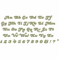 QuicKutz - Cookie Cutter Dies - Mini Complete Alphabet Set - Rockstar, CLEARANCE