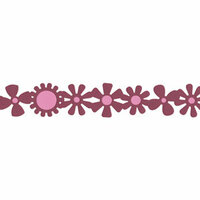 QuicKutz - Cookie Cutter Dies - 12 Inch Border - Flowers, CLEARANCE