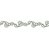 QuicKutz - Cookie Cutter Dies - 12 Inch Border - Curly Flourish, CLEARANCE