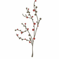Lifestyle Crafts - Die Cutting Template - Branch and Berries