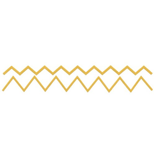 Lifestyle Crafts - Cookie Cutter Dies - Border - Chevron