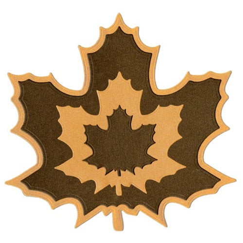 Lifestyle Crafts - Die Cutting Template - Nesting Maple Leaves