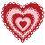 Lifestyle Crafts - Die Cutting Template - Nesting Lace Hearts