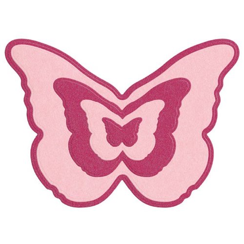 Lifestyle Crafts - Quickutz - Die Cutting Template - Nesting Butterfly