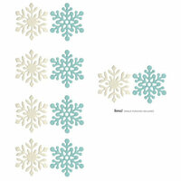 Lifestyle Crafts - Die Cutting Template - Snowflake Punches