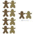 Lifestyle Crafts - Christmas - Die Cutting Template - Gingerbread Punches