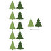 Lifestyle Crafts - Christmas - Die Cutting Template - Evergreen Punches