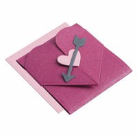 Lifestyle Crafts - Die Cutting Template - Valentine Matchbook