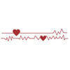 Lifestyle Crafts - Die Cutting Template - Heartbeat
