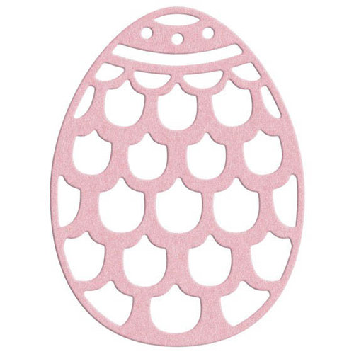 Lifestyle Crafts - Die Cutting Template - Doily Egg