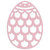Lifestyle Crafts - Die Cutting Template - Doily Egg