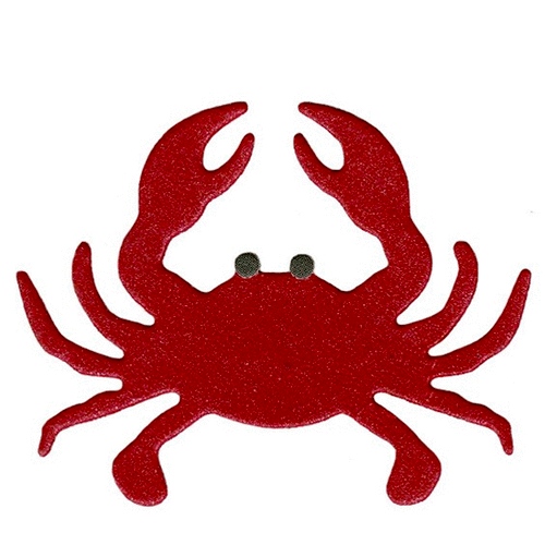 Lifestyle Crafts - QuicKutz - Die Cutting Template - Crab